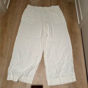 Linen Pull On Pants with Pockets